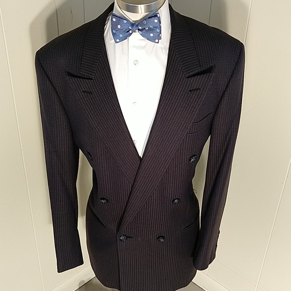 Bespoke Brilliant Blue Green Double Breasted Peak
